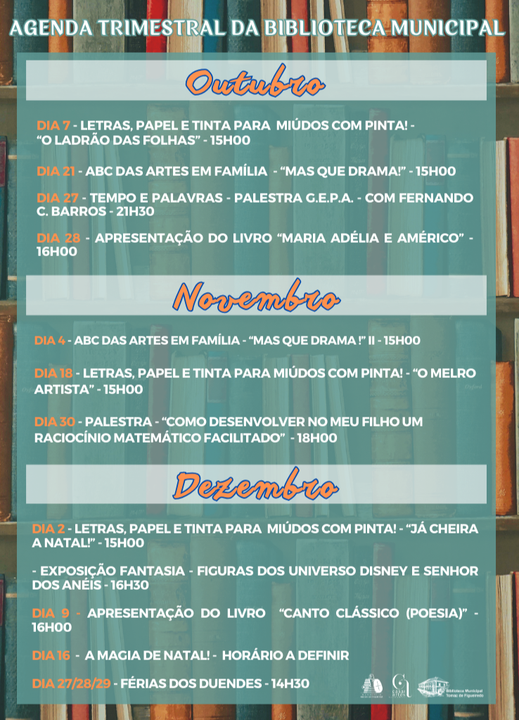 Agenda trimestral - Biblioteca Municipal
